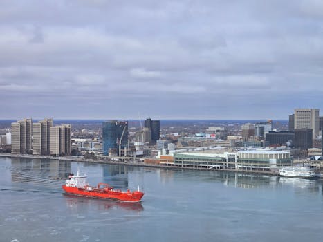 Detroit, MI skyline